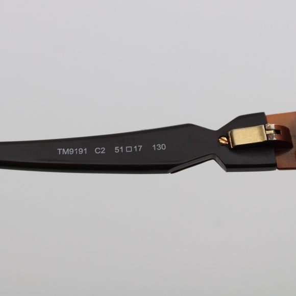 Thierry Mugler VTG Bronze Brown Metal Frame Prescription Sunglasses C2 51-17-130 - Picture 7 of 13